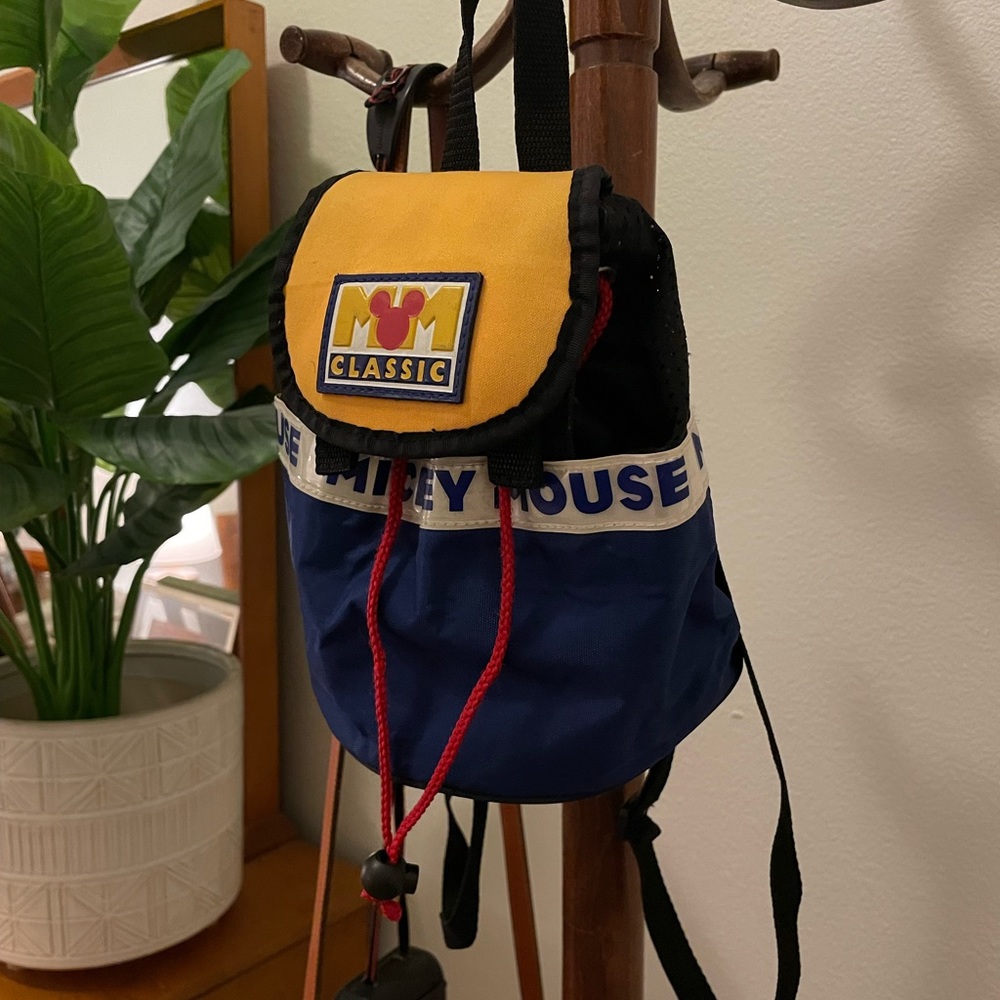 Disney Mickey Mouse Vintage Mini Drawstring Backpack